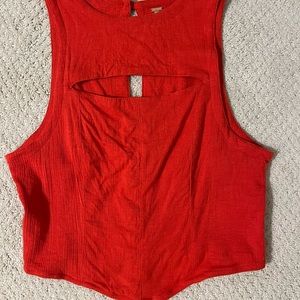 Free People Cropped tank.